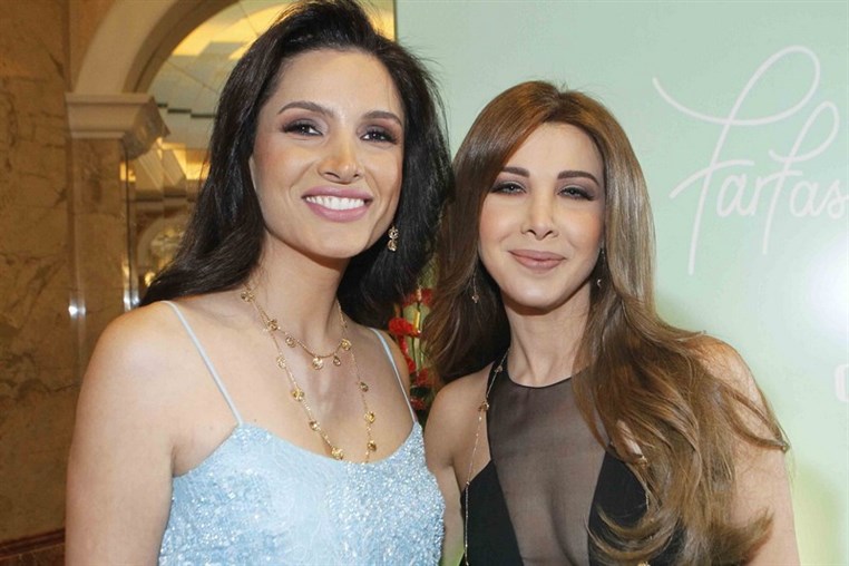 Nancy Ajram launching of Damas at Phoenicia